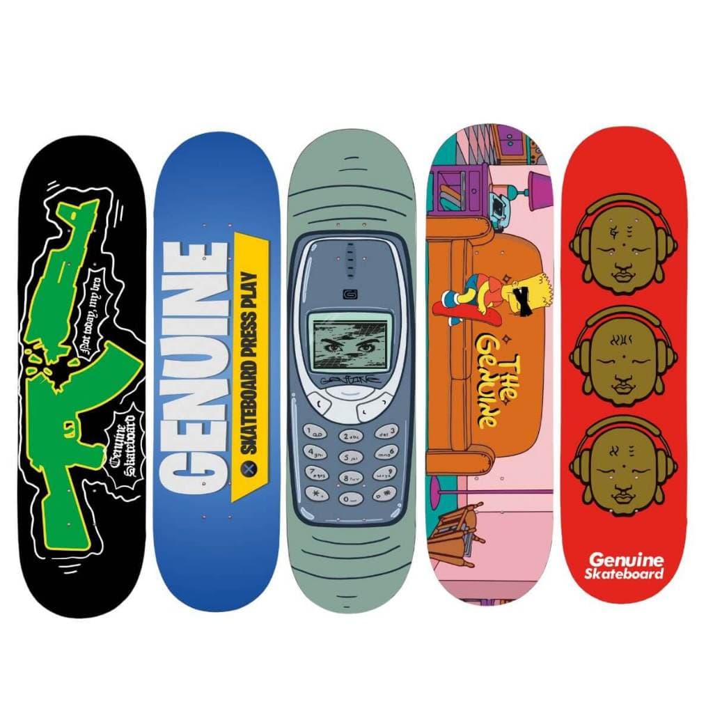 Shape de Skate Genuine 8.00 + Lixa Nacional Grátis