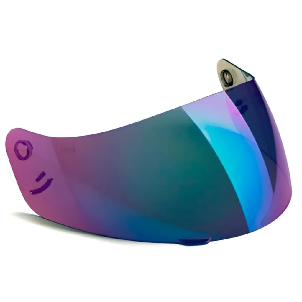 Viseira EBF EOX New Spark Injetada 2.0mm Cristal Fumê Cromada Camaleão
