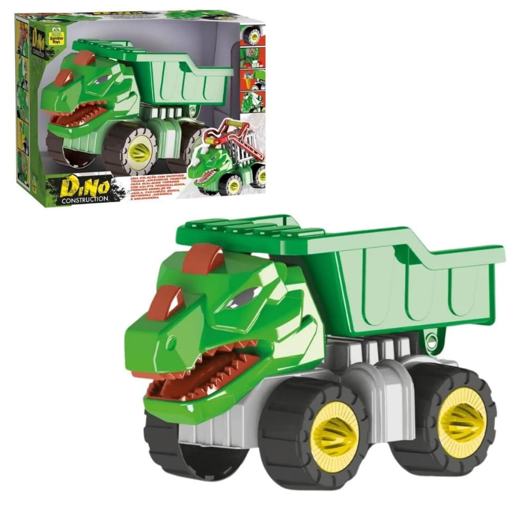 Brinquedo Dino Construction Caçamba Rex Samba Toys 0154
