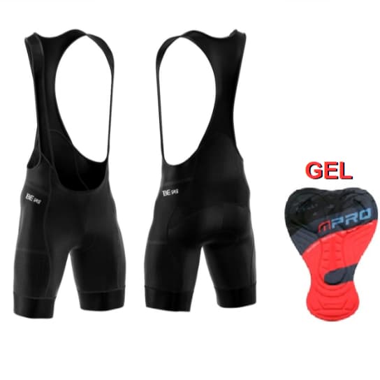 Bretelle Ciclismo BeFast Forro em GEL Bermuda Bike com Alças e Bolsos