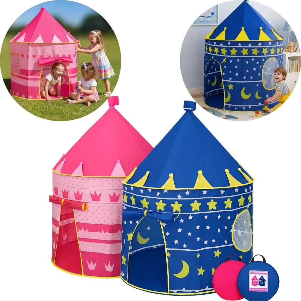 Barraca Infantil Toca Tenda Cabana Castelo Dobrável Diversão Menino Menina