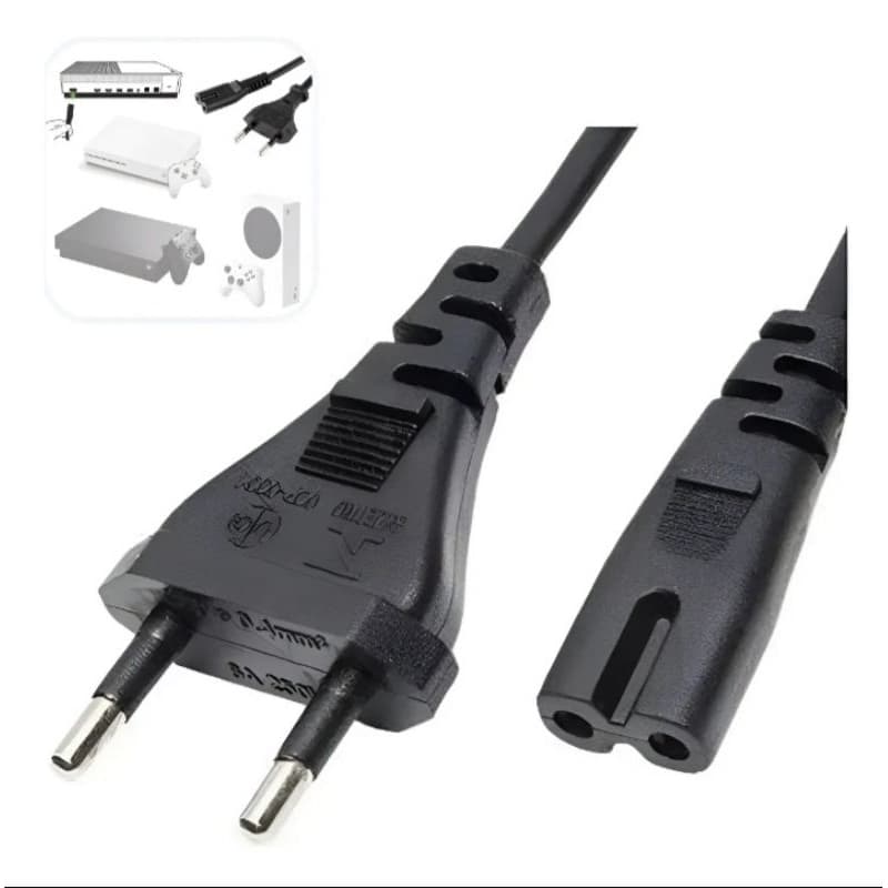 Cabo de força Bivolt/ compatível com Xbox séries S X
