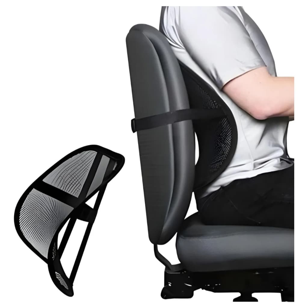 Suporte Apoio Lombar Encosto Ergonômico Cadeira Banco Carro Multi100