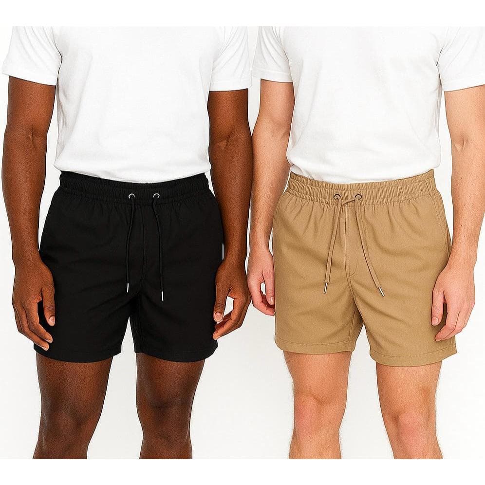 Kit 2 Short Sarja Mauricinho Bermuda Masculina Premium