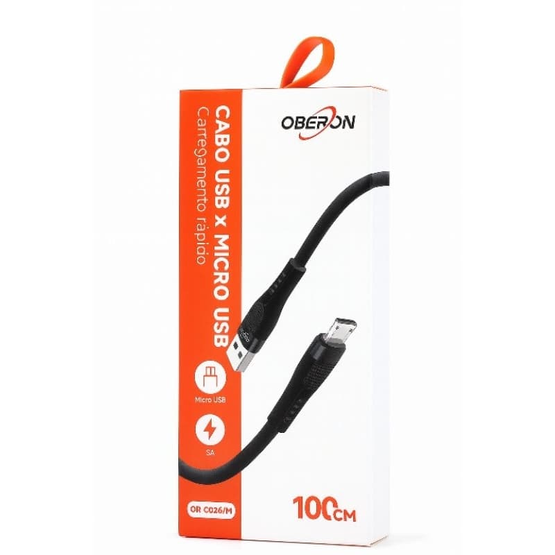 Carregador turbo rápido reforçado micro USB