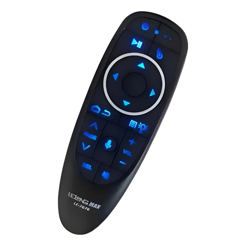 Controle Remoto Air Mouse 2.4g Giroscopio C/ Comando De Voz