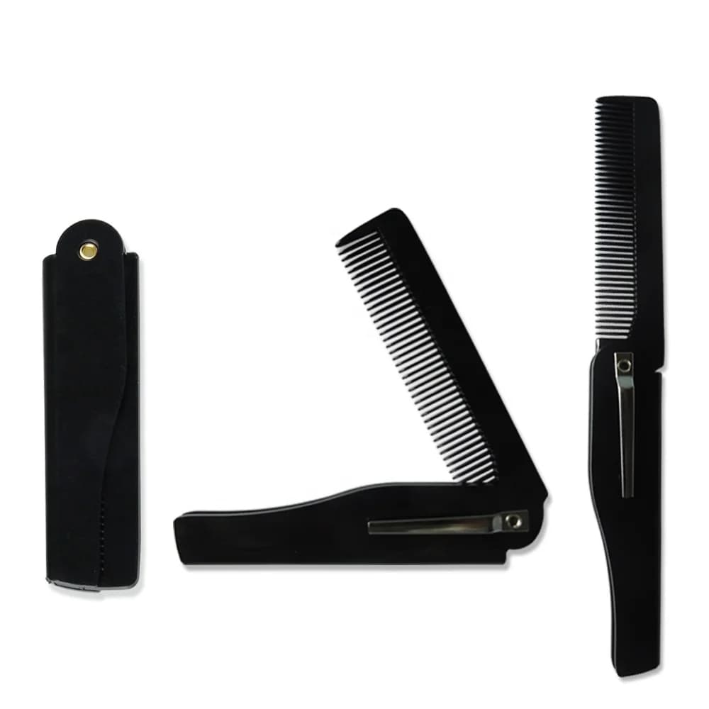 Mini Pente Escova Perfeita Cabelo Curto Longo Viagem Bolsa Bolso Dobrável Portátil