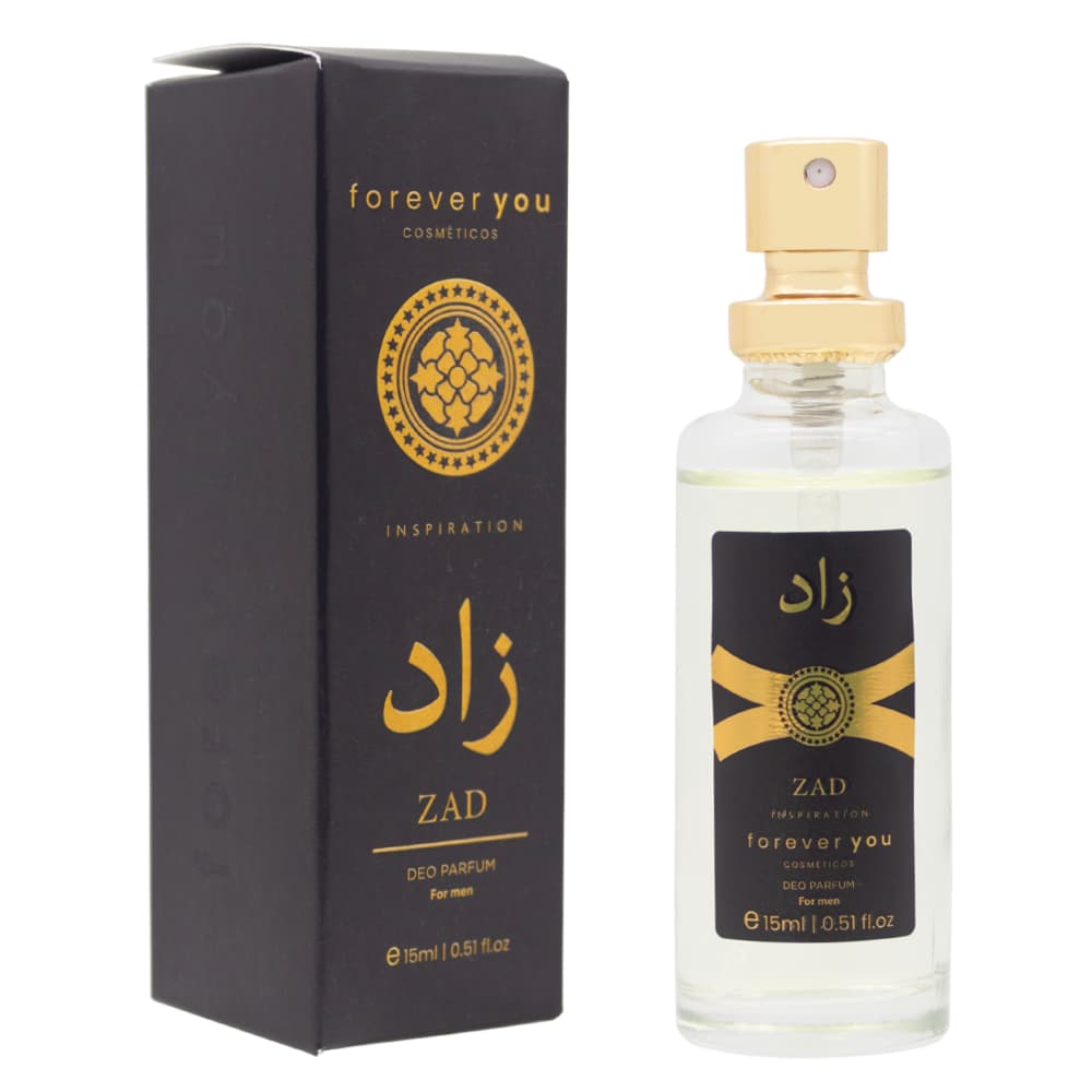 Deo Colônia Masculina Zad Perfume De Bolso 15 Ml Foreveryou Comseticos