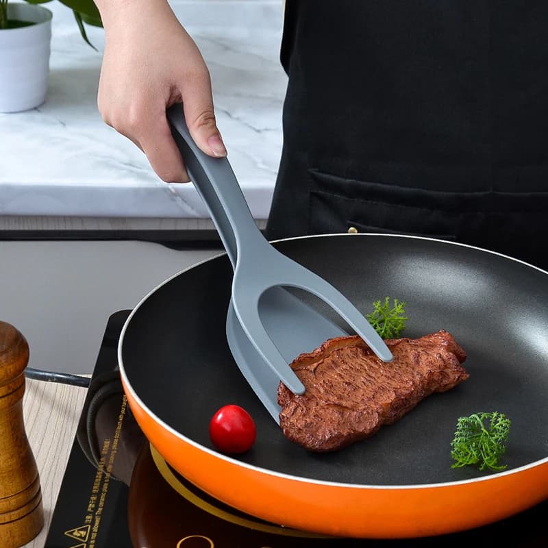Espátula Pegador Em Pinça Cozinha Resistente Multiuso Facilidade Qualidade Prática Multifuncional Multi100