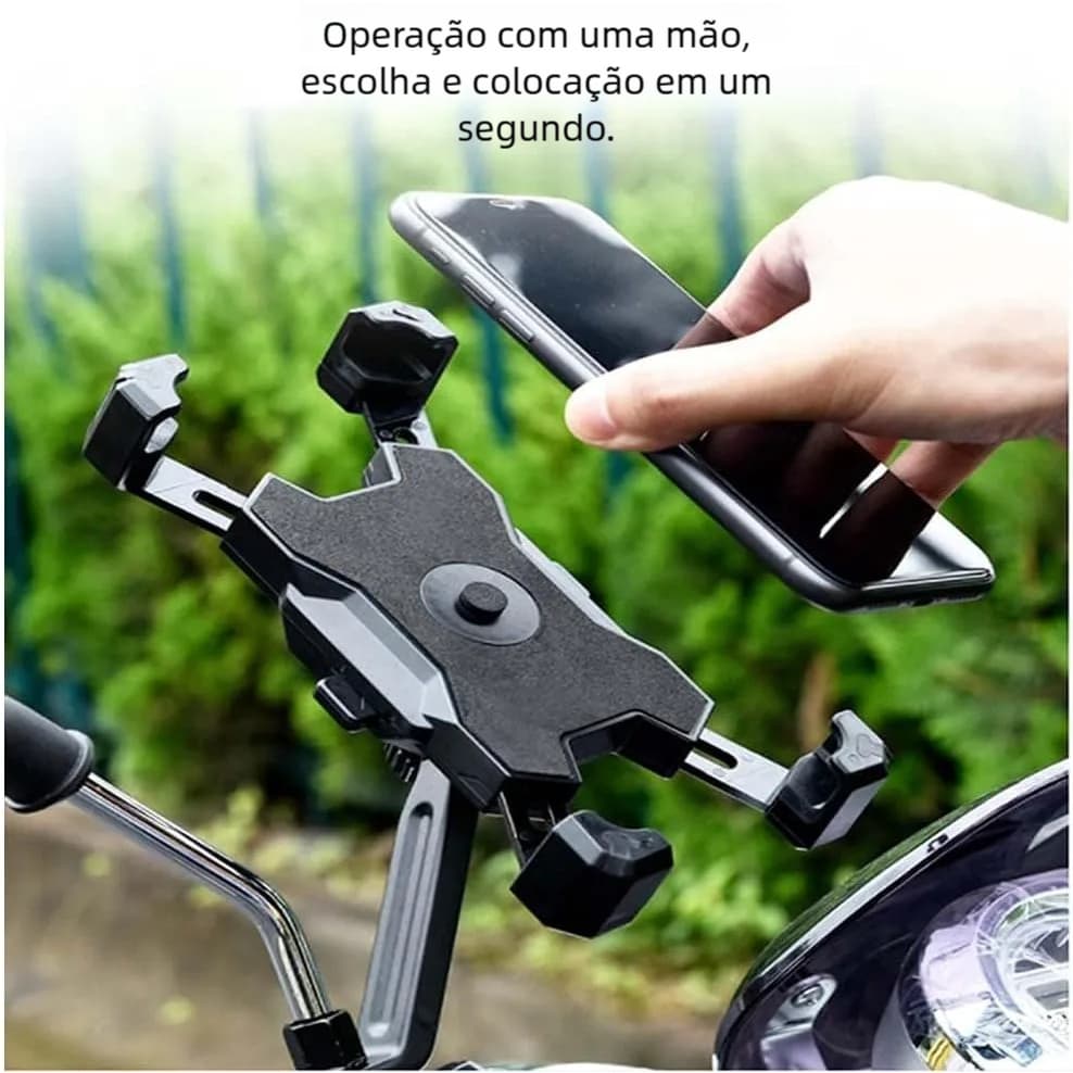 Suporte Navegação Bicicleta Elétrica – Universal Moto, Estável Impermeável