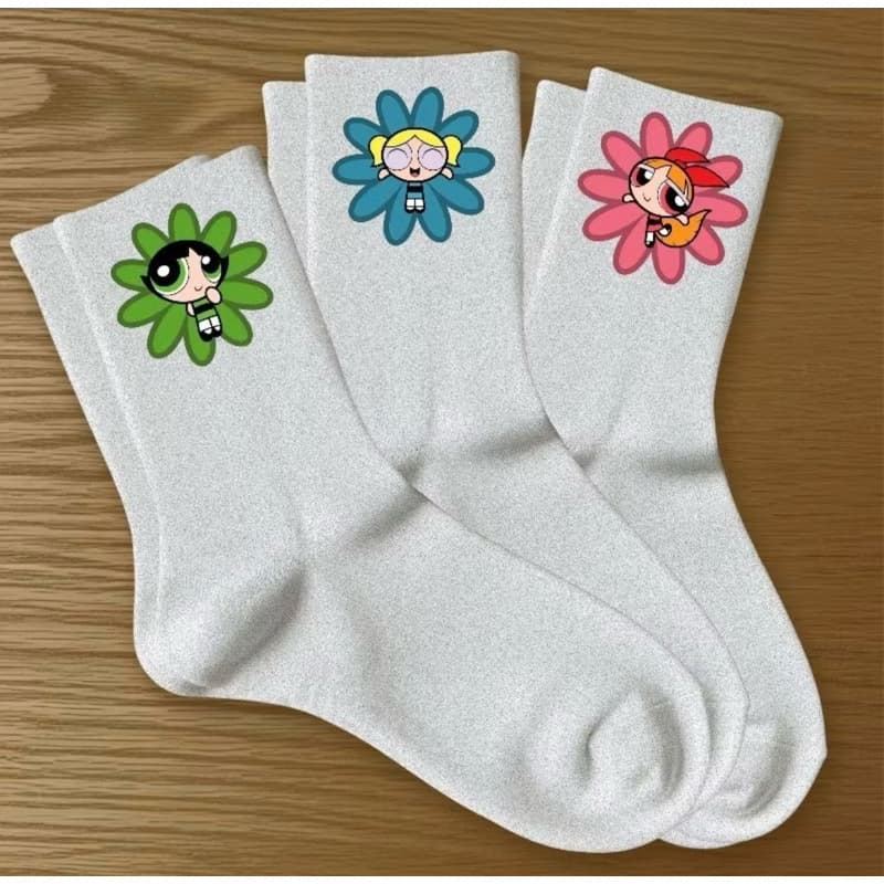 kit 3 Pares de Meias Super Poderosas Versátil Algodão