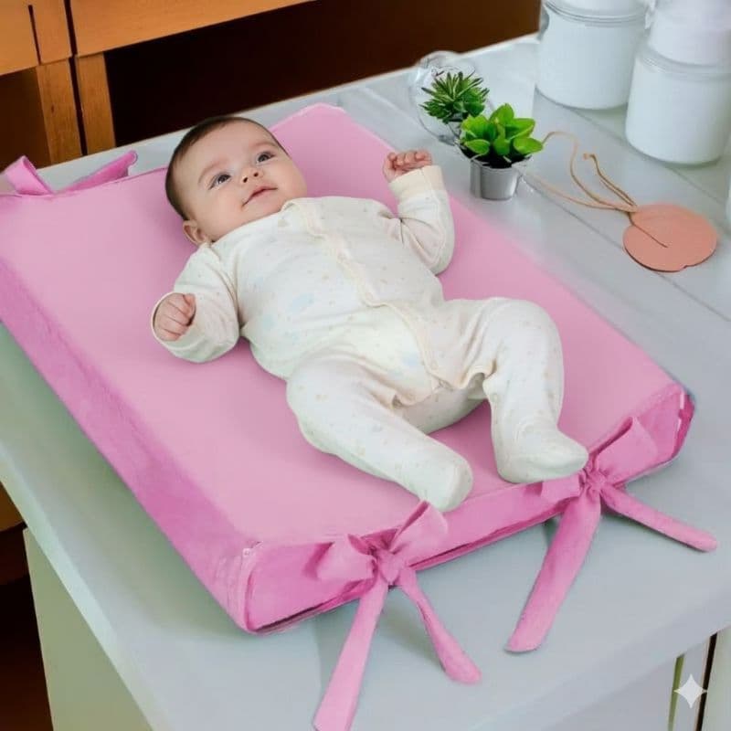 Trocador Americano Anatômico Cômoda Bebê Plastificado Menina Menino