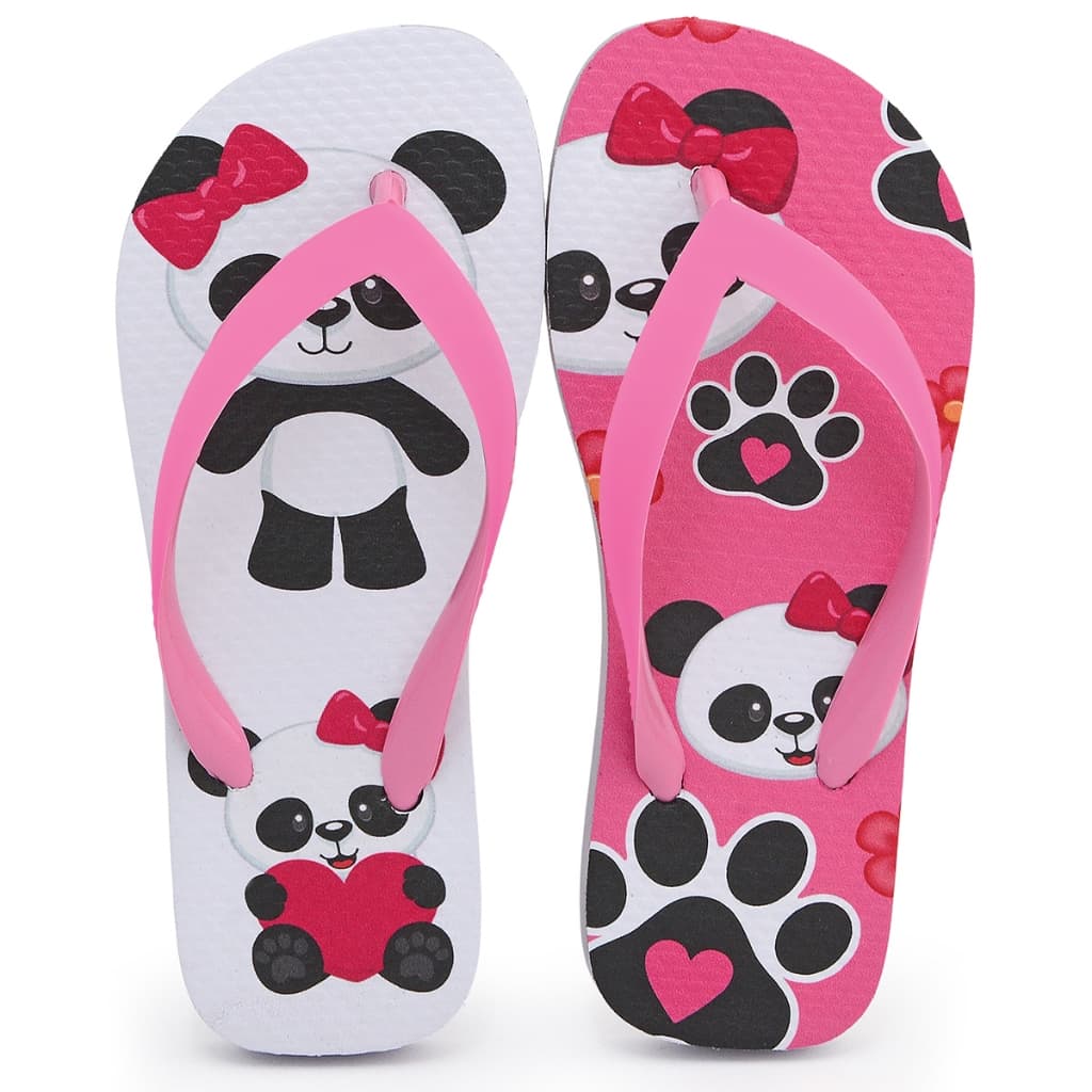 Chinelo Feminino Infantil de Qualidade | Leve Macio Antiderrapante Estampas Lindas e Coloridas
