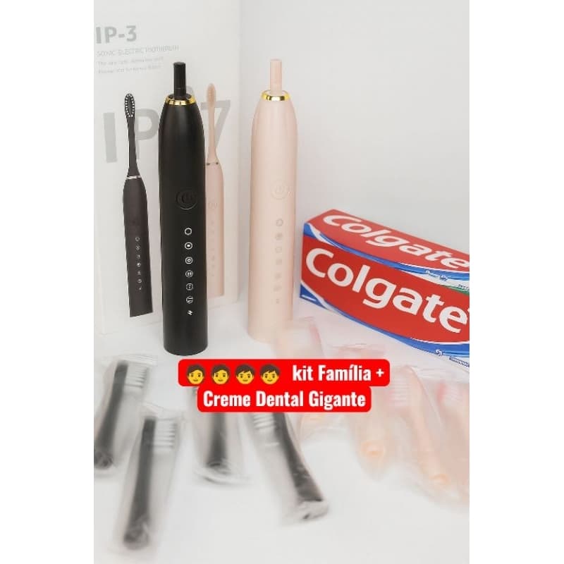 Escova Inteligente SuperSônica 🦷 Cansado de escovar e não ver resultado? Conheça a escova elétrica que limpa de verdade!