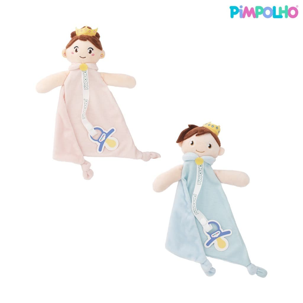 Naninha Personalizada Nome e Prendedor de Chupeta Pimpolho Reino do bebes