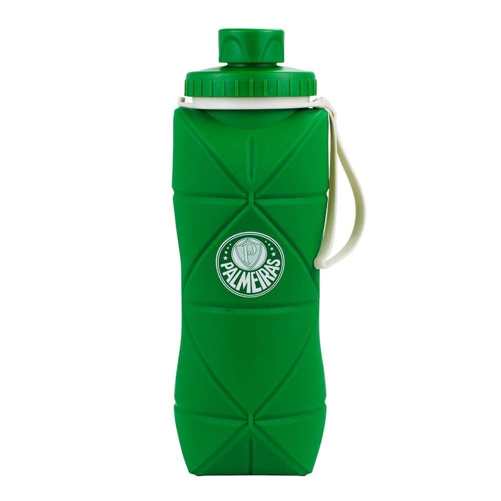 Garrafa Squeeze Dobrável 600ml - Palmeiras