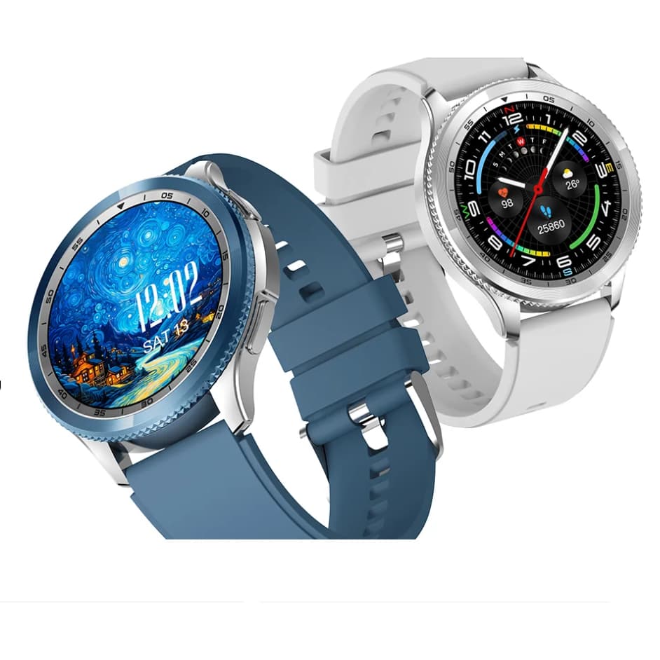 Relógio Inteligente Smartwatch Digital Redondo Amoled Revo A Prova D'água 1. PEJE Com Pulseira Extra