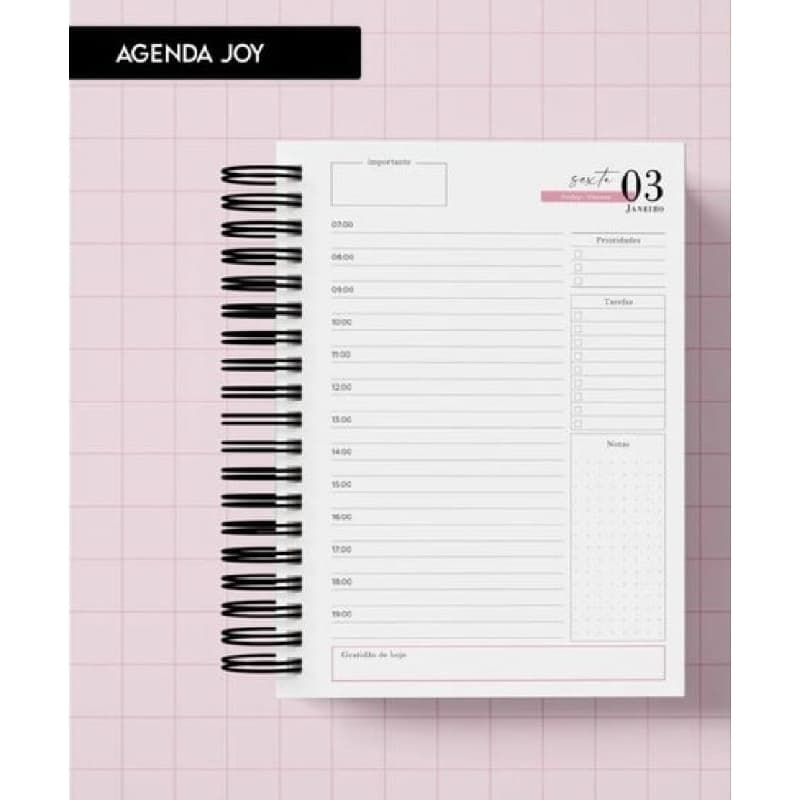 agenda 2026 agenda com data agenda com horário agenda neutra bloco de notas planner diario to do list agenda joy