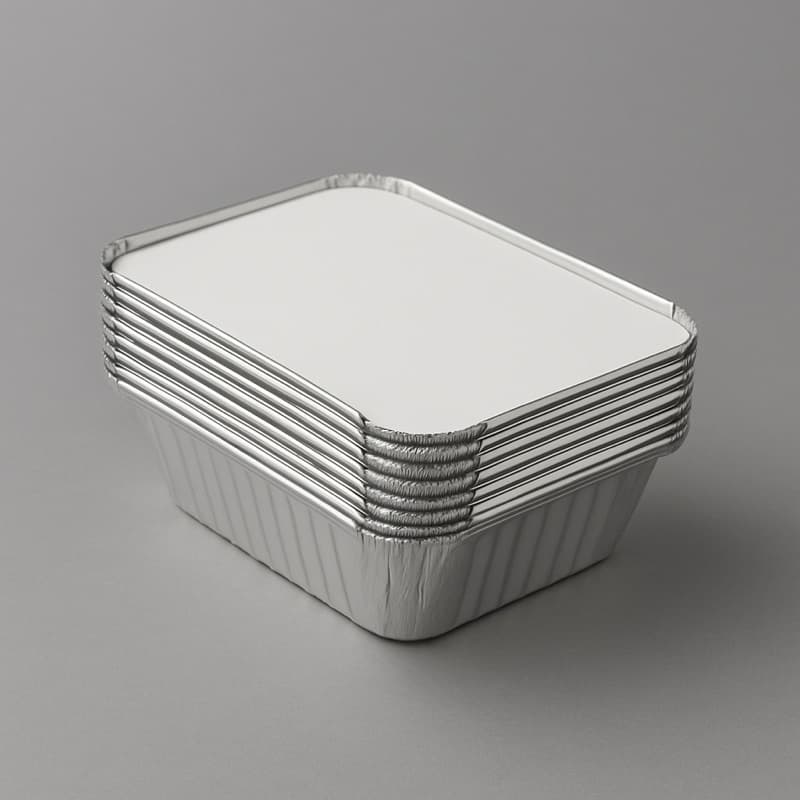 Kit 100 Marmitas Alumínio M90 Melo 220ml Com Tampa Descartável Delivery Restaurante