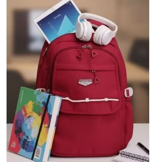 Mochila Escolar Infantil Grande | Bolsa com Compartimentos  e atras com antifurto | Volta às Aulas