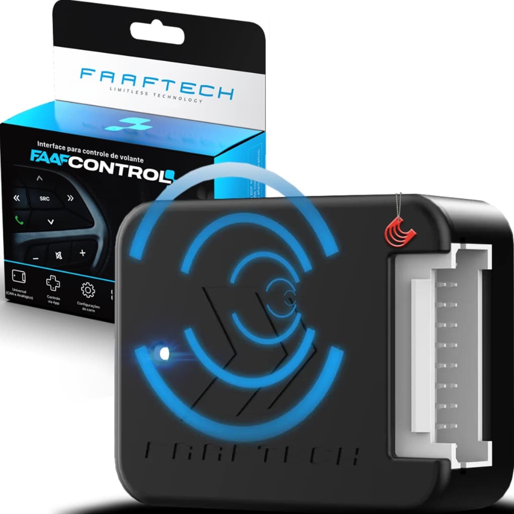 Interface Controle Comando Volante Para Instalar Multimídia Mp5 Universal Faaftech FT-Faafcontrol