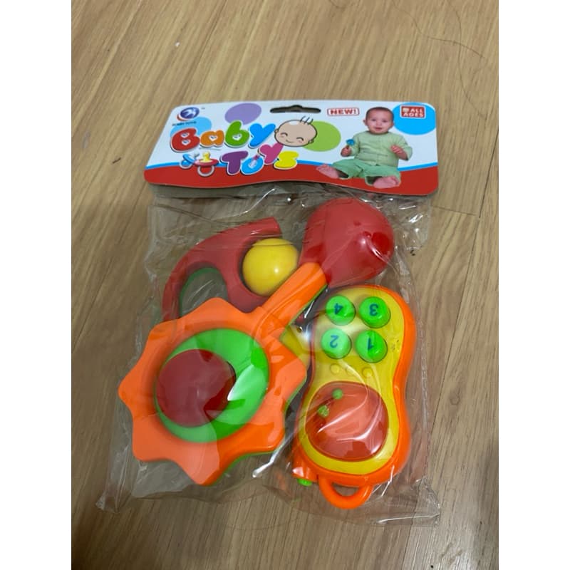 chocalho para bebê Kit Brinquedo Sensorial Musical Infantil Caranguejo