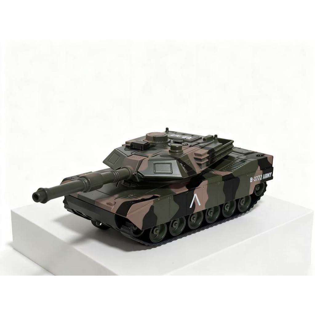 Miniatura Metal Tanque De Guerra Com Som E Luz Miniatura Metal Coleção