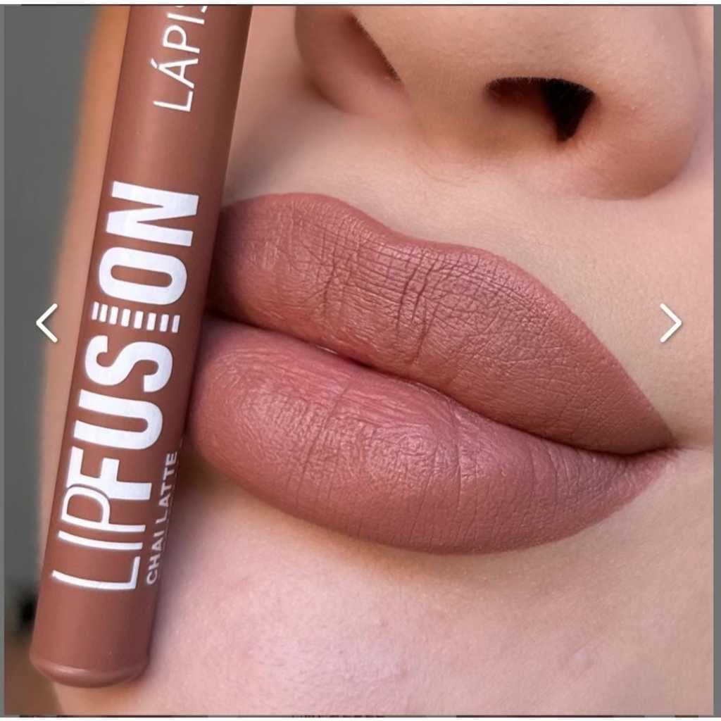 Lápis Batom Matte LipFusion – 6 Cores | Alta Durabilidade | Contorna e Preenche | Uso Diário##lapisbatom #batommatte