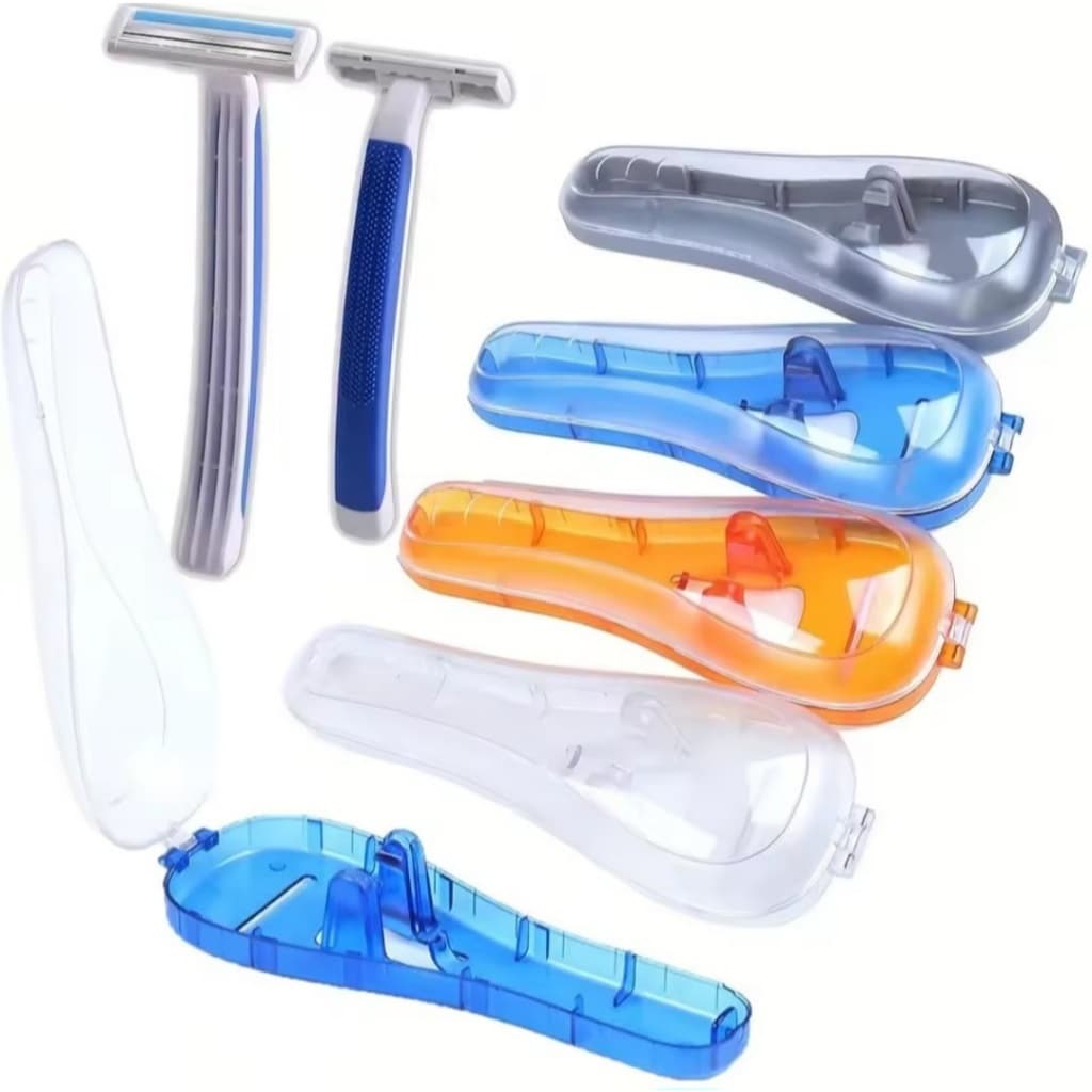 Protetor de barbeador armazenamento de barbeador somente cor azul