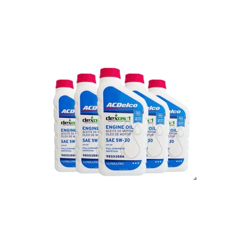 Kit 5 Litros De Óleo Sintético 5w30 Api Sp Dexos1 Gm