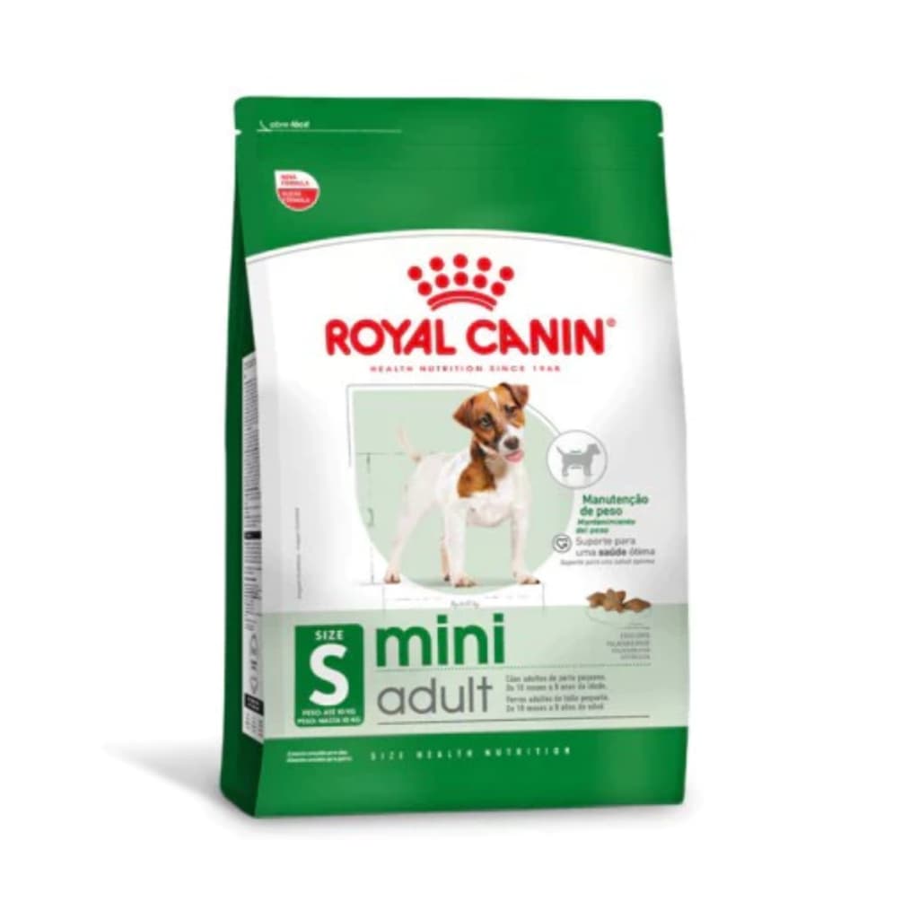 Ração Seca Royal Canin Mini Adult para Cães Adultos de Porte Pequeno - 7,5 Kg