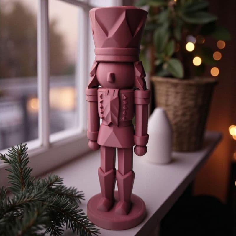 Soldadinho Quebra Nozes Decorativo Natalino Enfeite de Mesa Ornamentação Clássica de Natal