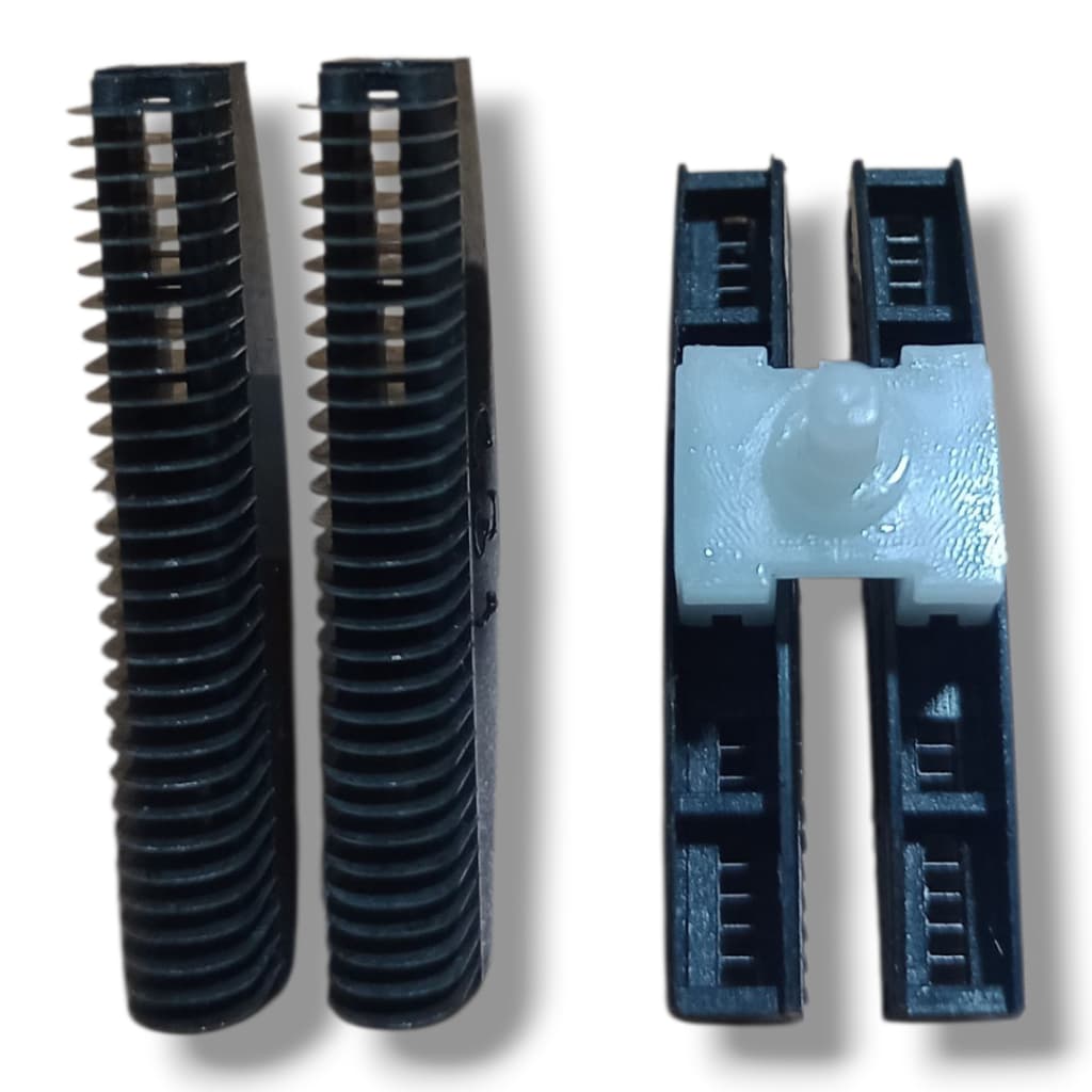 Par De Lâminas Do Multifuction Shaver Da Kemei KM-6776