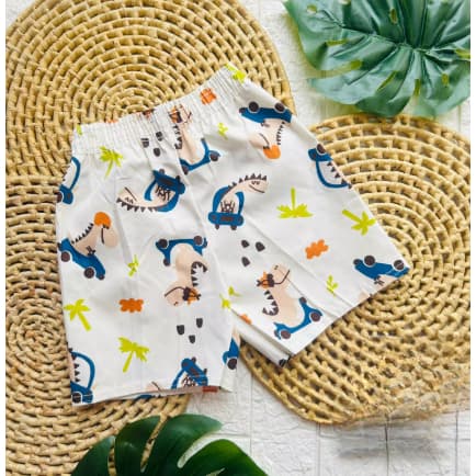 Shorts Infantil Estampado Tactel Simples - Diversos Tamanhos