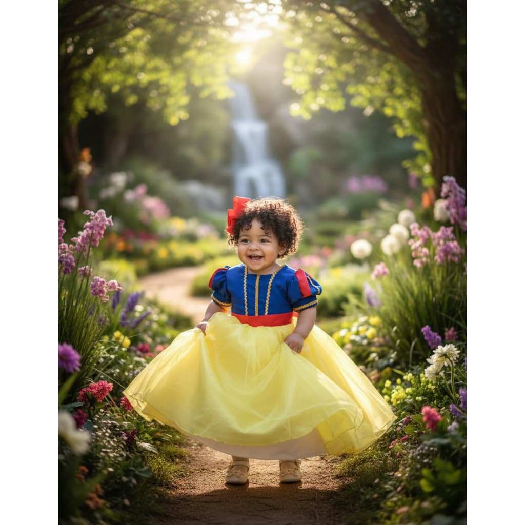 Lindo Vestido branca de neve 2 em 1 luxo com saia longa