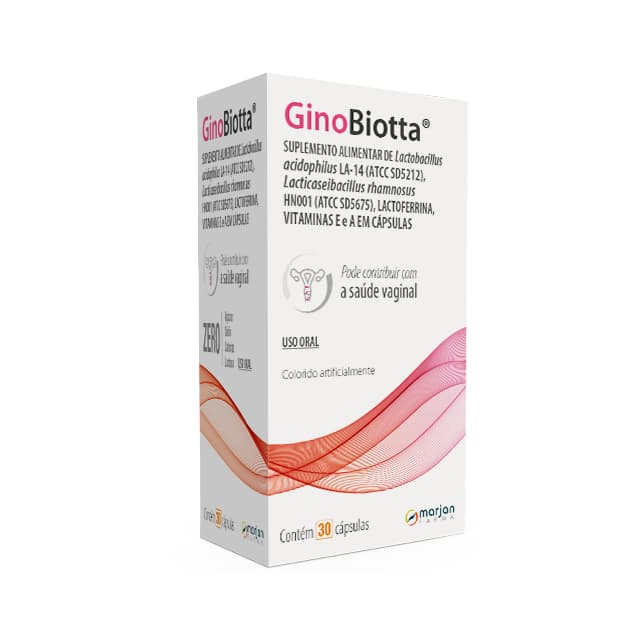 GinoBiotta Marjan 30 Cápsulas– Suplemento Alimentar para Saúde Feminina
