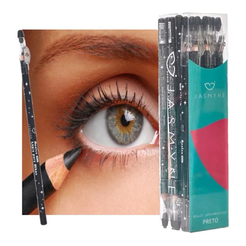 LAPIS PARA OLHOS JASMYNE PRETO