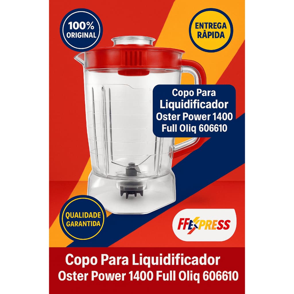 Copo Serve Para Liquidificador Oster Power 1400 Full Oliq 606 / 610
