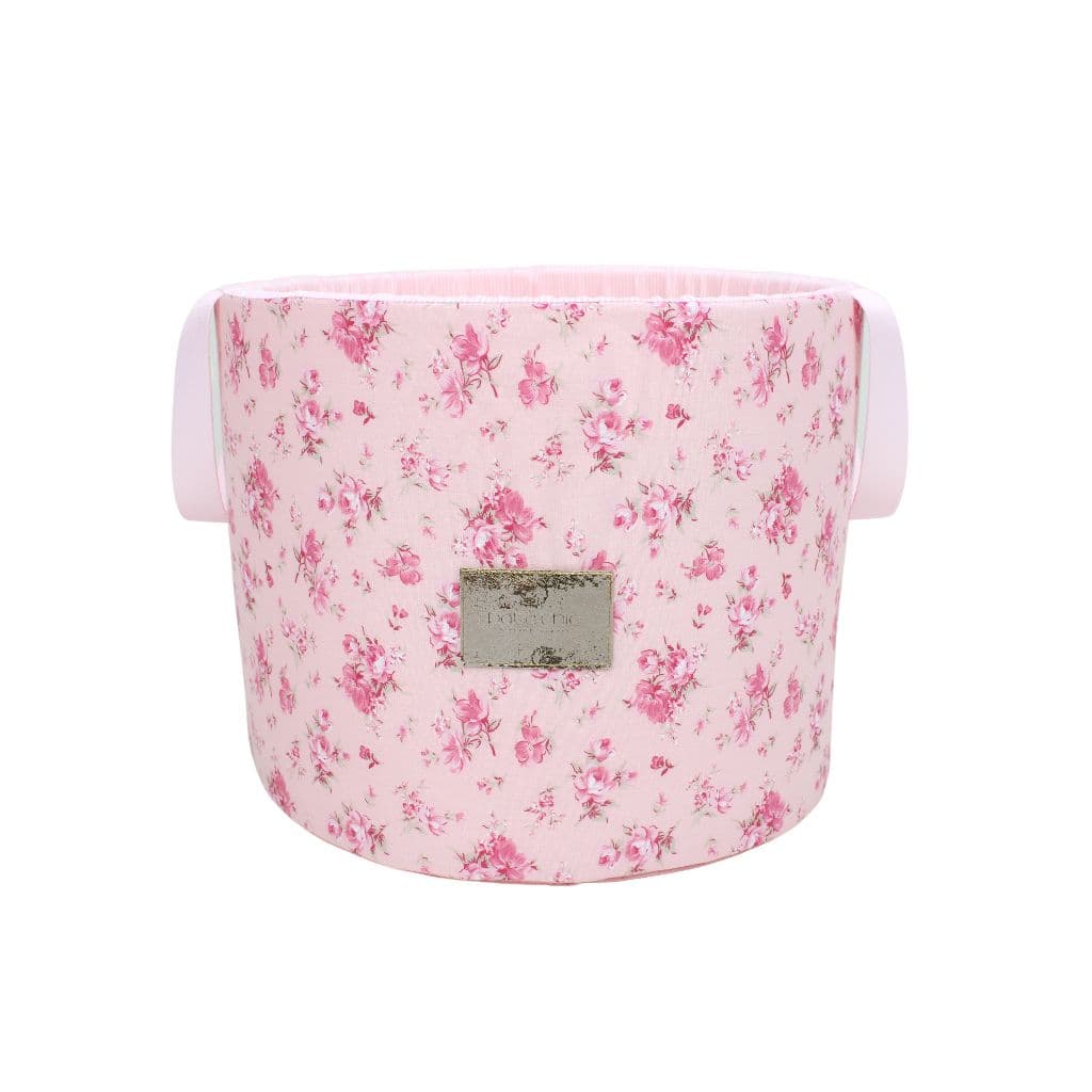 Cesto Organizador de Brinquedos Pet Pata Chic Doce Flor - Rosa