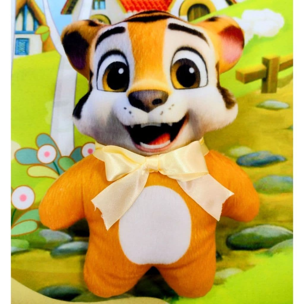 Boneco de pelúcia lindo - 24cm - Coleção Família Feliz - ESTAMPAS EM ALTA DEFINIÇÃO