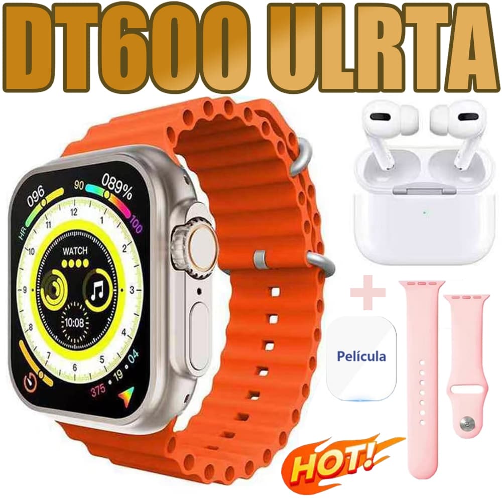 2026 Novo DT600 Ultra 3 Series 10 Relógio Inteligente Digital Masculino Feminino Smartwatch 2.18