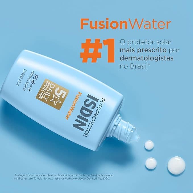 Protetor Solar Facial Fusion Water Oil Control FPS 50 50ml Isdin