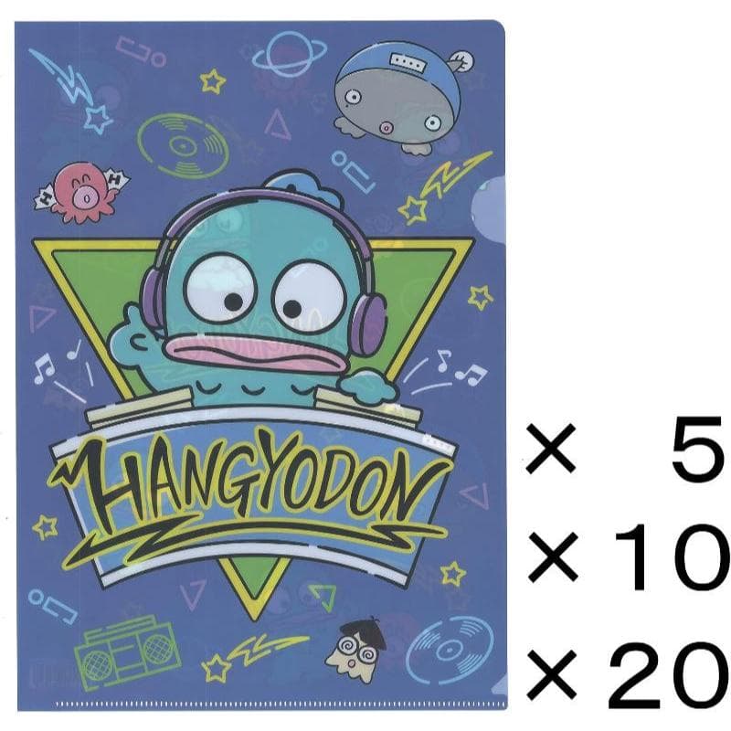Pastas De Arquivo De Plástico Sanrio Hangyodon Direto Do Japão Papelaria De Armazenamento De Papel A4-Compra Em Massa (Código De Barras 5 , 10 , 20)