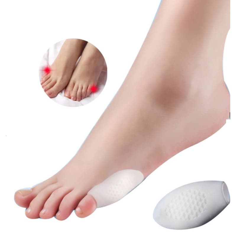Par protetor dedinhos dos pés em silicone