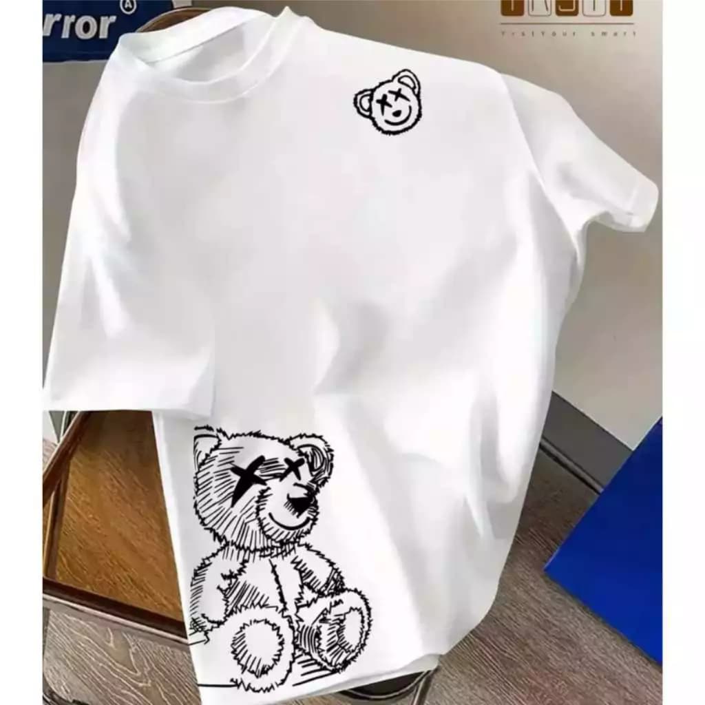 Camiseta moderna 100% algodão, Camiseta Malha estilosa, Camisa infantil, Camiseta Adulto malha