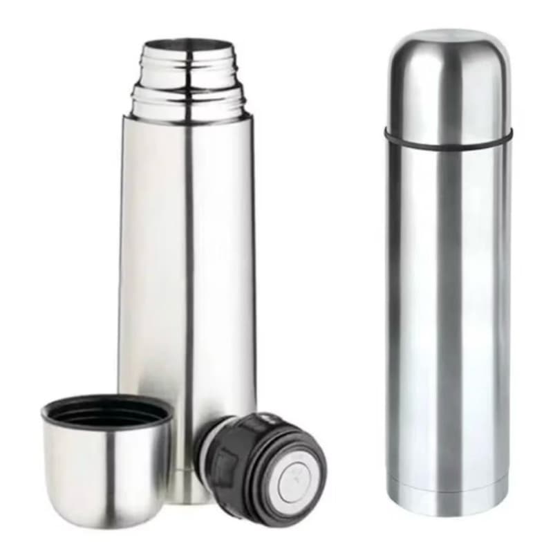 Garrafa Térmica Inox Squeeze com tampa copo