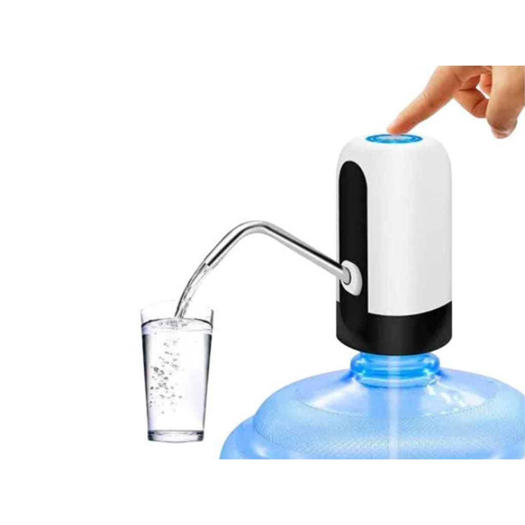 Bomba Automática Para Água de Galão – Compacta, Recarregável e Fácil Instalação