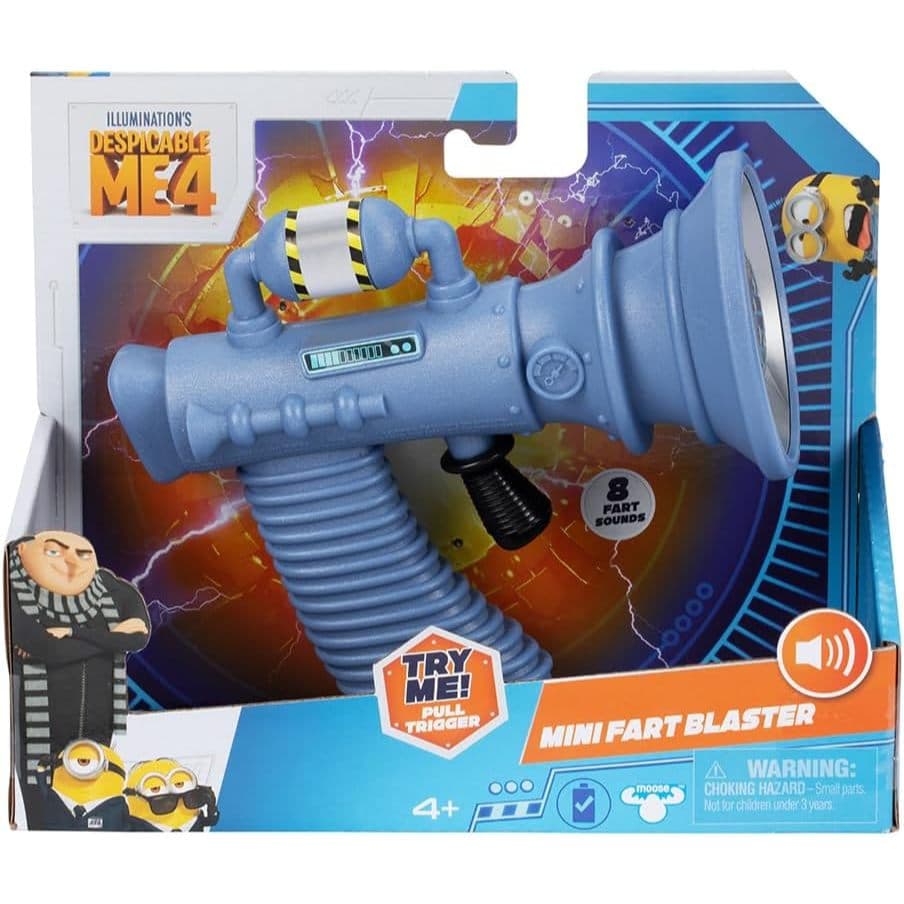 Meu Malvado Favorito 4 Mini Fart Blaster Arma de Pum Candide