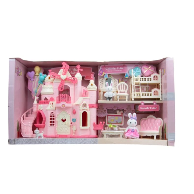 Casinha Feliz Castelo Com Acessórios Zoop ZP01370