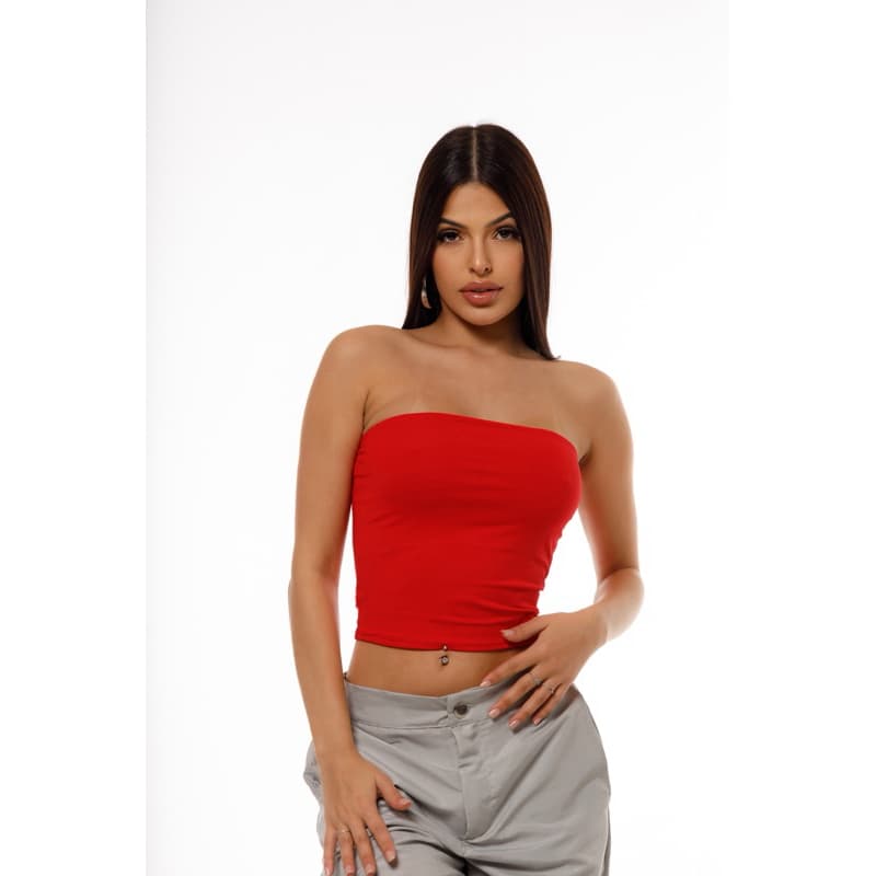 TUBE TOP VERMELHO – MARCANTE, SEGURO E SUPER CONFORTÁVEL.